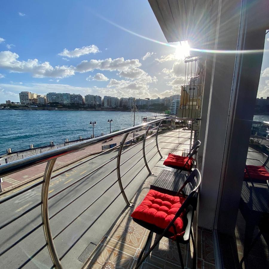 F2 - Lovely Two Bedrooms Flat Sea View, St Julians Saint Julian's Exterior photo